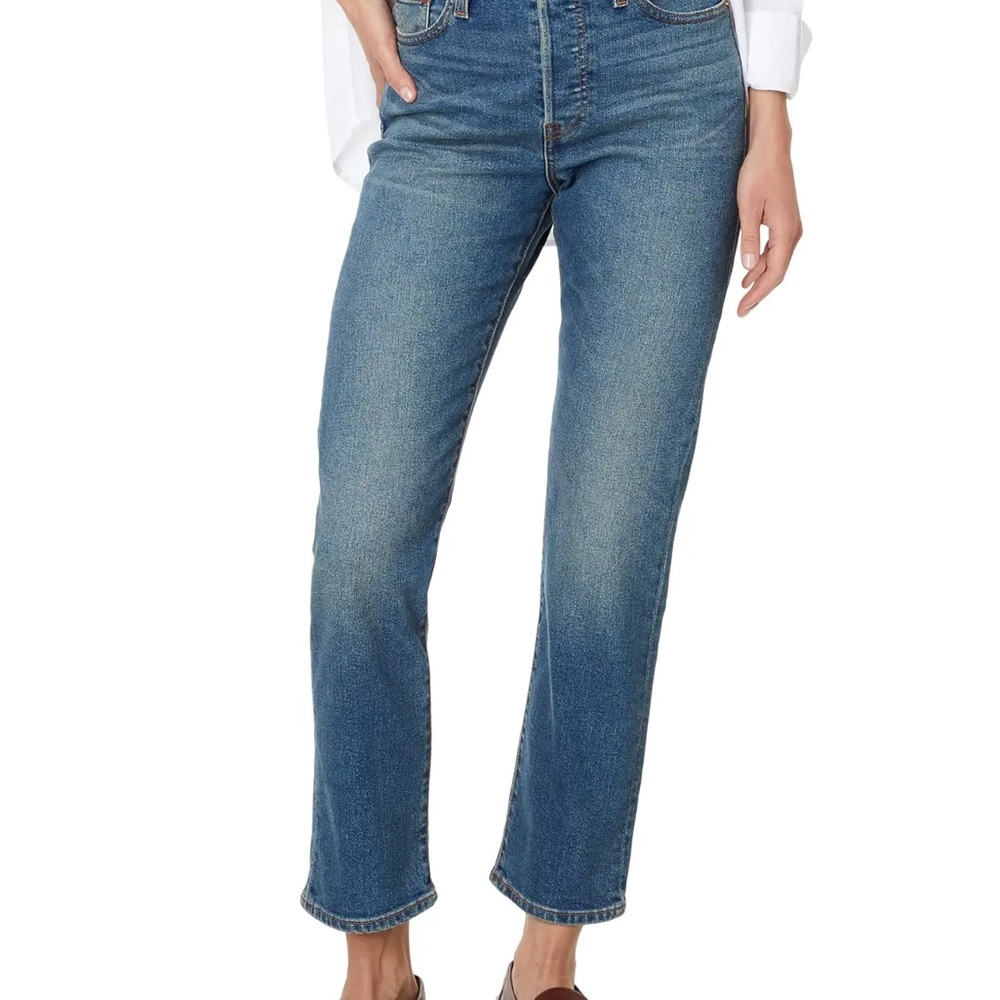 Levi's High Rise Wedgie Straight Jeans 28 - Picture 2 of 4